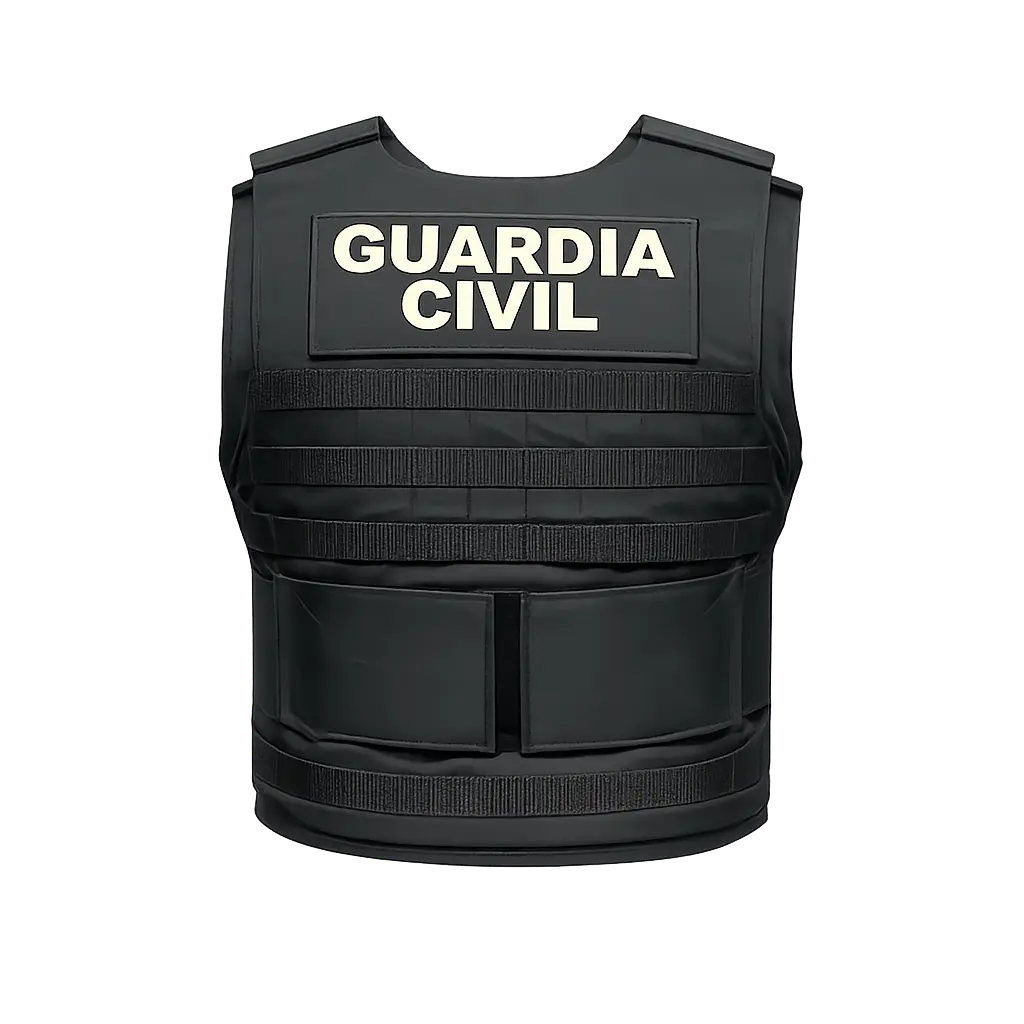 Funda exterior para chaleco antibalas Guardia Civil
