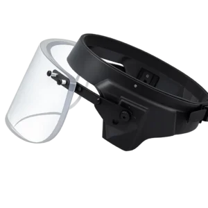 Visor balístico antibalas V-BB-001 compatible con cascos PASGT y MICH